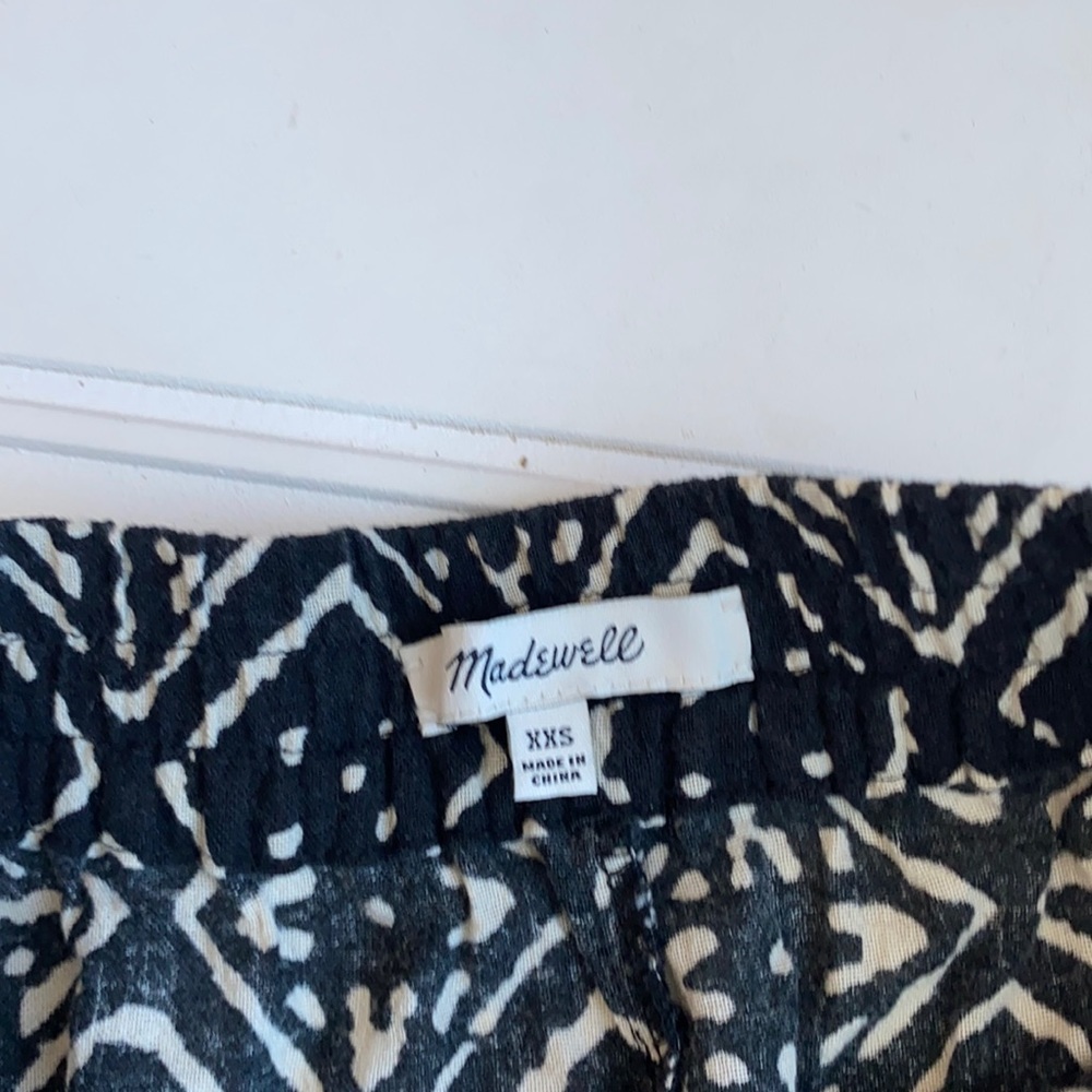 Madewell Oahu Cover-Up Shorts in Sandlines XXS - Picture 6 of 8
